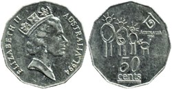 Elizabeth II - 50 Cents 1994 Year of the Family - Australia