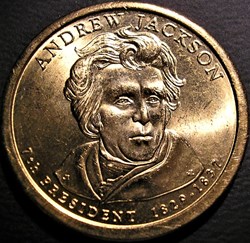 Andrew Jackson - 2008 One Dollar, Philadelphia Mint