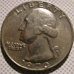 1970 Denver Quarter Dollar