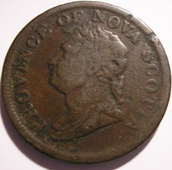 George IV - One Penny Token 1832 - Nova Scotia (ex.2)