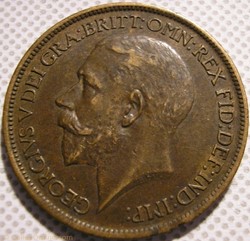 George V - Half Penny 1916 - United Kingdom