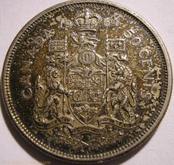 Elizabeth II - 50 Cents 1964