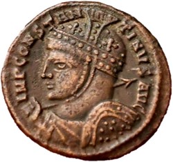 Constantinus I - c.319-320, Follis of Sisca
