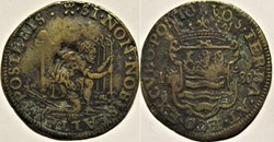 1580, Token to the accession of William the Silent