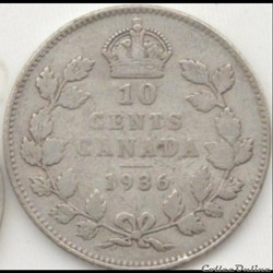 George V - 10 Cents 1936
