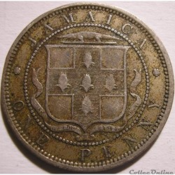 Victoria - One Penny 1882 - Jamaica Island