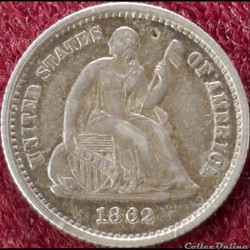 1862 Half Dime