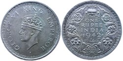 George VI - One Rupee 1942 Bombay - British India