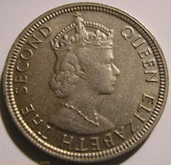 Elizabeth II - 1/4 Rupee 1971 - Mauritius