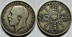 George V - One Florin 1921 - Great Britain