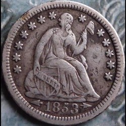 ←1853→  O Half Dime