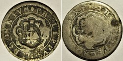 1602 Segovia - 4 Maravedis plateado y resellados (VIII) - Felipe III de España