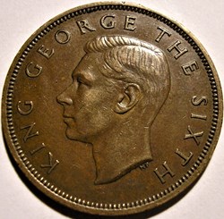 George VI - One Penny 1952 - New Zealand