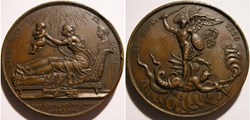 Henri V - 1820 Médaille - Naissance du Comte de Chambord