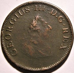 George III - Half Penny 1805 Ireland (ex.3)