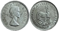 Elizabeth II - Five Shillings 1953 - Pretoria, South Africa