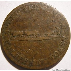 Upper Canada 1830' - HalfPenny Token - Perrins Bros