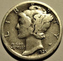 1925 Dime