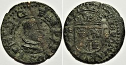 1661 Sevilla - 8 Maravedis - Felipe IV de España - (ex.2)