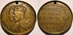 George V & Mary - 1911 Coronation Token UK
