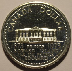 Elizabeth II - 1 Dollar 1873-1973 Prince Edward Island