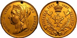 Victoria - 1887 Golden Jubilee Medal - Great Britain