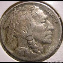 1926 Denver 5 Cents - Two Feathers Variety