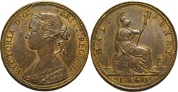 Victoria - Half Penny 1860 - Great Britain
