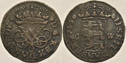 Frederik IV Denmark - 2 Skilling Danske 1715, Glückstadt