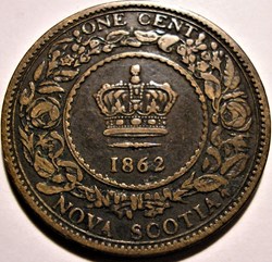Victoria - One Cent 1862 - Nova Scotia