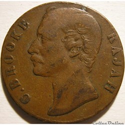 Charles Brooke - One Cent 1870