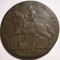 1793 HalfPenny - Lady Godiva - Coventry