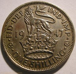 George VI - One Shilling 1947 - England