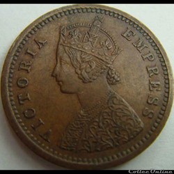 Victoria - 1/12 Anna 1886 Bombay - British India