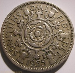 Elizabeth II - 1 Florin 1955 - UK
