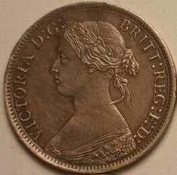 Victoria - One Farthing 1867 - Kingdom of Great Britain