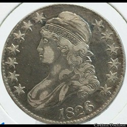 1826 Capped Bust Lettered Edge