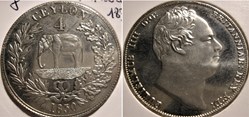 William IV - 4 Rixdollars 1830 Ceylon