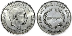 Christian X Denmark - 2 Kroner 1870-1945 - King's Birthday