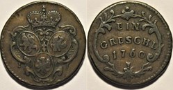 1760 Gröschl, Kingdom of Bohemia - Maria Theresia