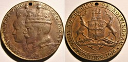 George V & Mary - 1914 Royal visit to Nottingham, UK