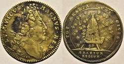 Louis XIV - C.1701, Jeton du Trésor Royal, ruche & abeilles