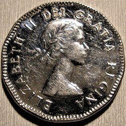Elizabeth II - 5 Cents 1953