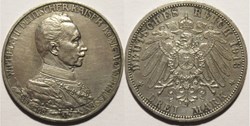 Wilhelm II - Jubilee 3 Mark 1913 Berlin