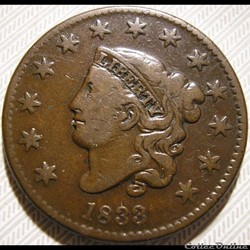 1833 One Cent