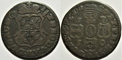 1750 Jean-Théodore de Bavière, 1 Liard - Principauté de Liège (ex.2)