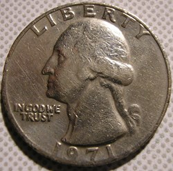 1971 Quarter Dollar