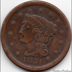 1851 One Cent