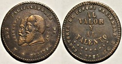 1865 Melgarejo 1/2 - Canteria de Potosi - M. Melgarejo Pdt - Pattern