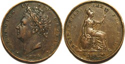 George IV - 1 Farthing 1826 Great Britain